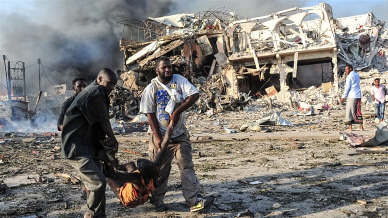 AJENews's tweet photo. "Let's get through this together": Somalia declares three days of mourning as toll from Mogadishu bombing rises https://t.co/Xrc96sYFDg https://t.co/QQOtCoaZfE