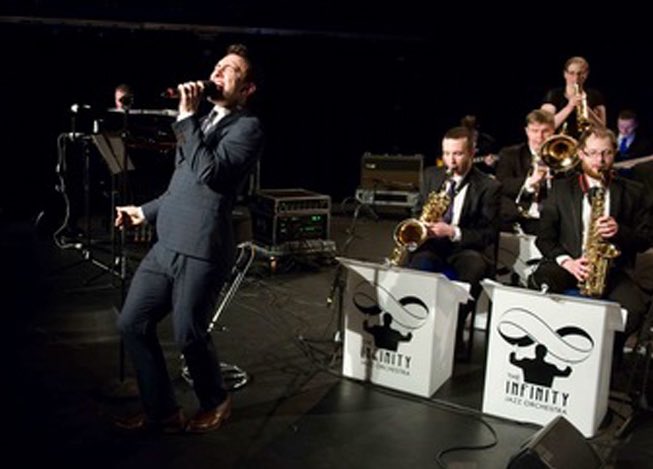 jazz_infinity's tweet photo. We are really excited for tonight's gig in Wolverhampton with @CamSharp6 . Two-years later and sold-out again! @Arena_Theatre #jazz #swing https://t.co/naxeAs2Z40