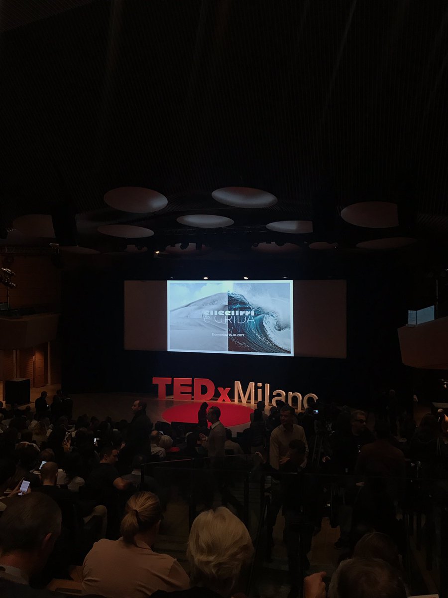 AlexAratro's tweet photo. #TEDxMilano #sussurriegrida https://t.co/u3a4Or6k2b