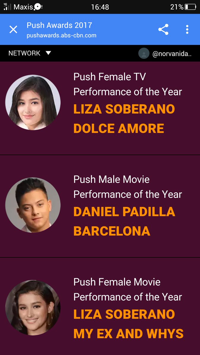 BadinVanida's tweet photo. Congratz sis @lizasoberano 
Hmmm @itsenriquegil i try everday to vote you hmm #PushASAPLizQuen https://t.co/uhB2pKGhz0