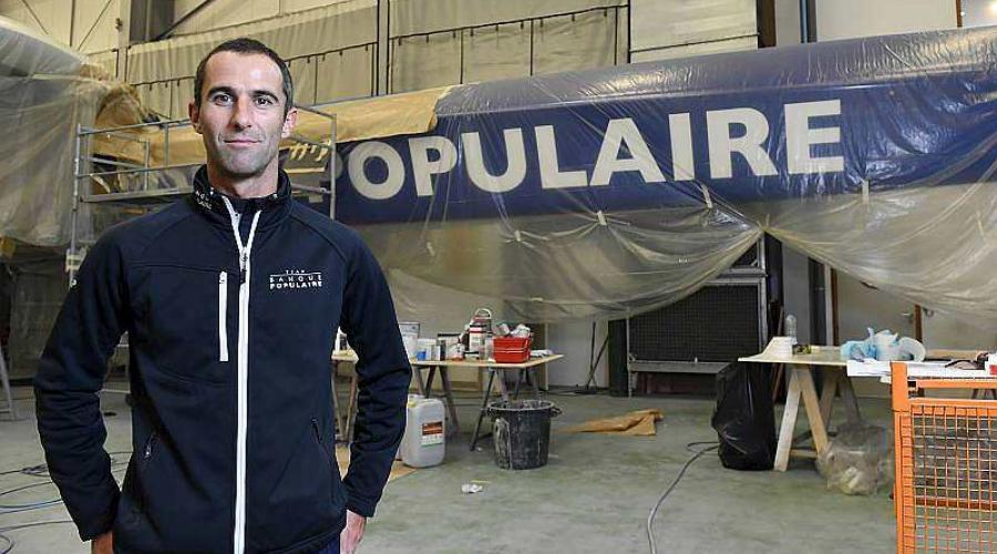 OuestFrance_56's tweet photo. Voile. Le Cléac’h : « On volera à près de 100 km/h sur l’eau » https://t.co/vrzJ1FEevg https://t.co/PAMbfInZDz