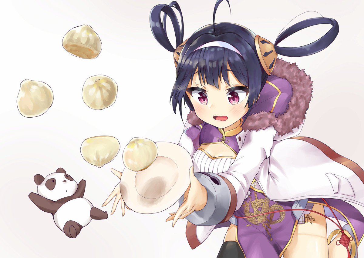 「肉まんぶちまけ寧海ちゃん描きました #アズールレーン 」|らっち。のイラスト