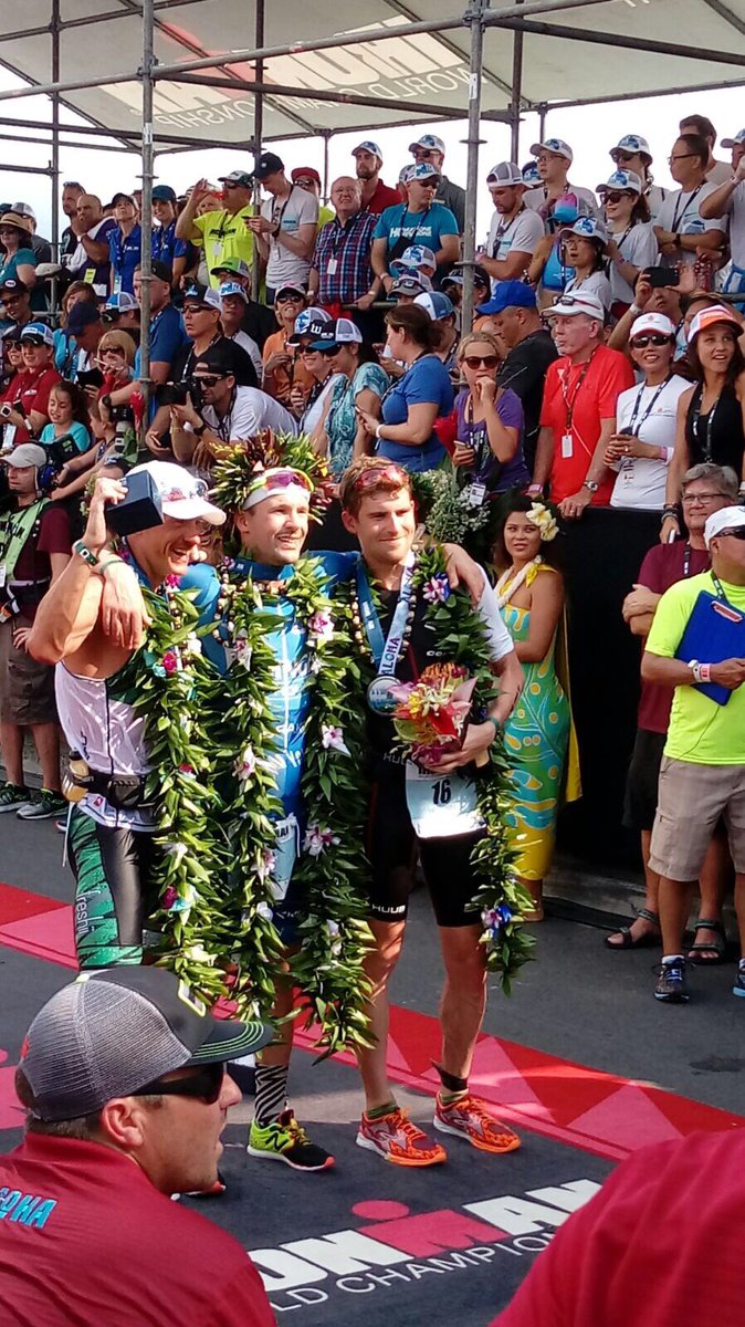 DavidMcNameetri's tweet photo. I have no words. Trust me this never happens. A day of big surprises #Kona #podium https://t.co/oOTno519pI