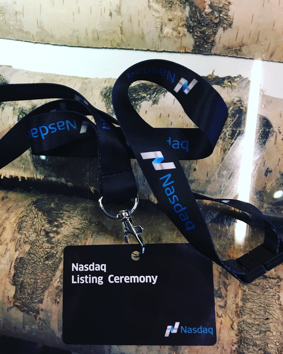 MRutenius's tweet photo. Spännande vecka - mycket jobb men också härligt firande - när en av våra kunder tog steget in på börsen #Nasdaq #growth #GrantThorntonSE https://t.co/sQyBnE98c6