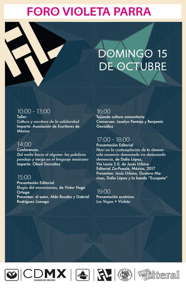 RPuntoSobreLai's tweet photo. Domingo 15 de octubre, 14:00 hrs. Conferencia: Del nadie hacia el alguien: La palabras pendejo y verga en el lenguaje mexicano. https://t.co/RcH9oZGSLI
