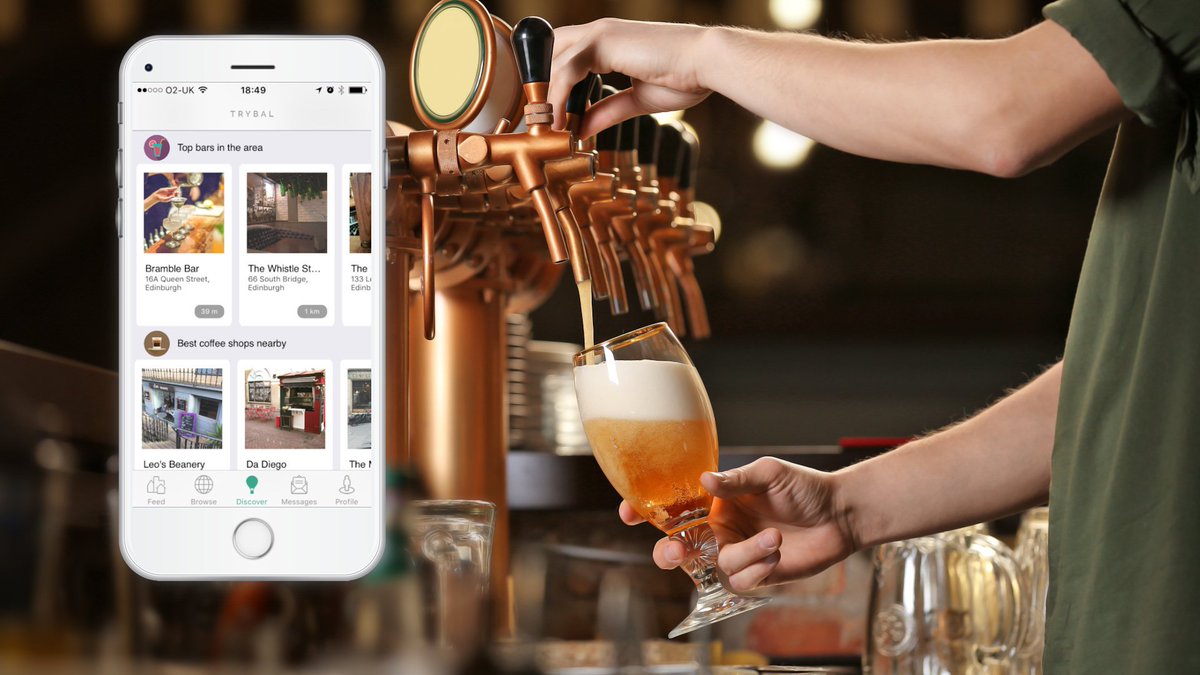 The best way to find the best bars and pubs in over 100 cities in the world.
trybal.co

⭐️⭐️⭐️⭐️⭐️