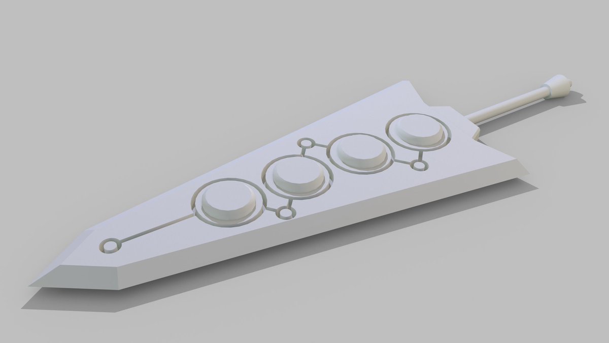 Zethrock09's tweet photo. Re-rendered the runic sword for pratice #3dmodel #3dmodeling #3dart #3dartist #3drender #3drendering #gameartist #gameart #3dsmax https://t.co/oZ76BoOI5q