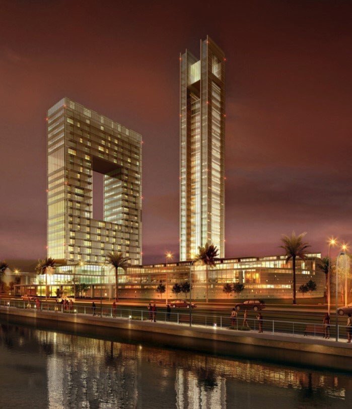 #سابك توقع عقود إنشاء وتنفيذ مشروع مبنى سابك الإداري ومركز المعلومات العالمي في مركز المدينة الجديد على خليج مردومة في  #الجبيل_الصناعية.