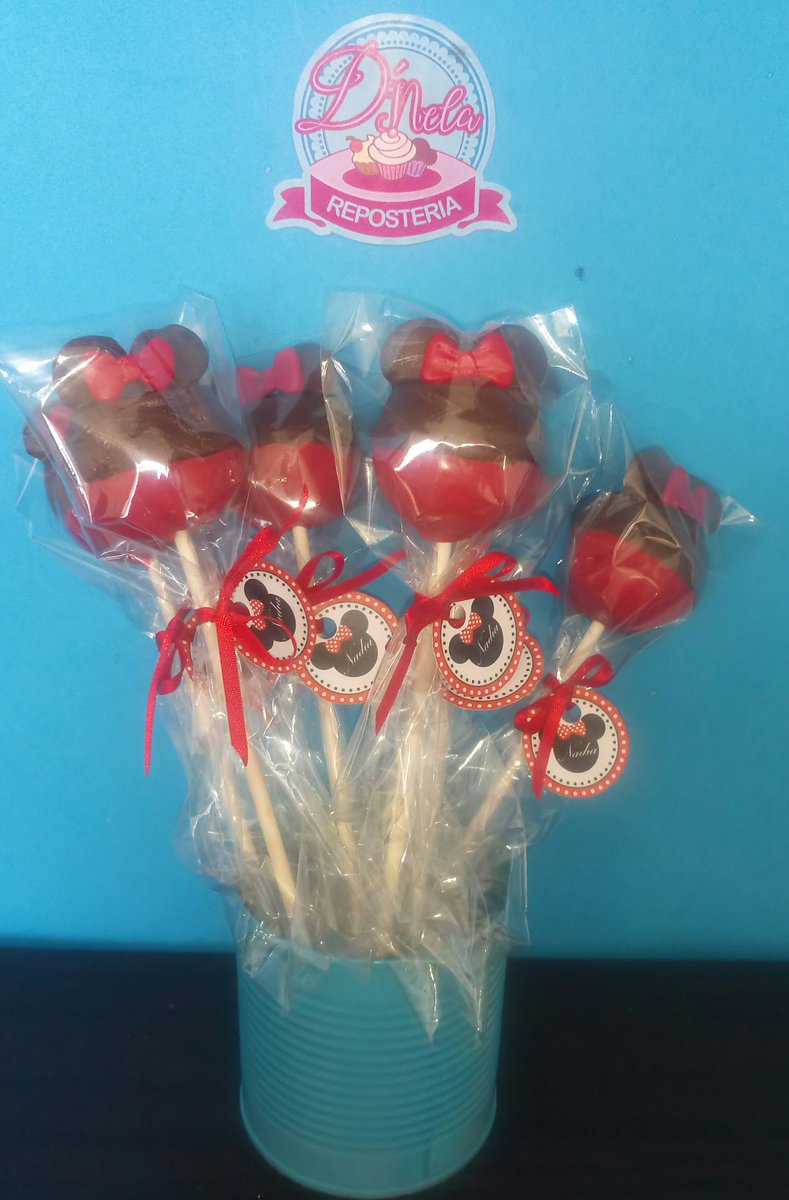 DNelaReposteria's tweet photo. Seguimos con el tema Minnie mouse.
#DNela
#ArregloDeGomitas #Cakepops #MarshmellosDecorados #ManzanasDecoradas https://t.co/Abedm7Fh76