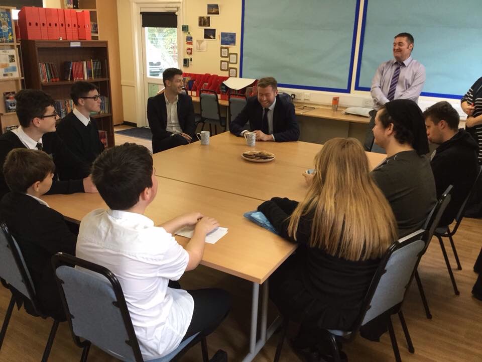 PresfieldHigh_'s tweet photo. Our local MP @damienmooremp came to visit us this week👏 https://t.co/VzfdPA2lBA