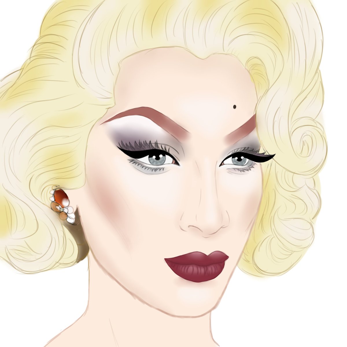 ErisoSei's tweet photo. I love @MissFameNYC so much, I had to draw her https://t.co/uhJwA5GXvX
