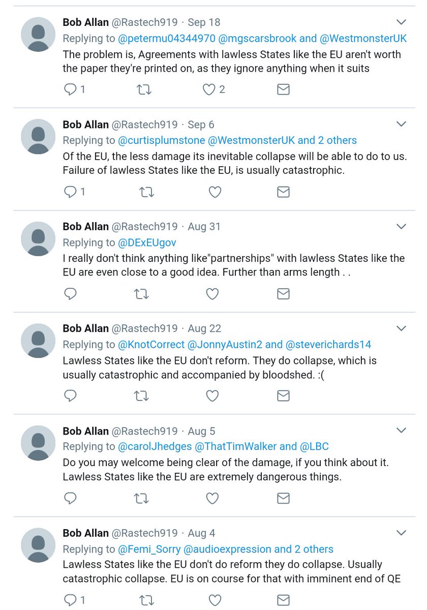 MikeBevan_RG's tweet photo. @jacquep Tries typing 'lawless states like the EU' into Twitter search... 🤔 #botastic https://t.co/SWIVFGWMA0