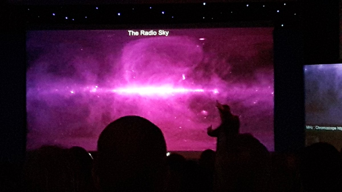 Skeptidiot's tweet photo. The Invisible Universe with Tim O'Brien at #QEDcon #QED2017 https://t.co/LBSeDIZKpy