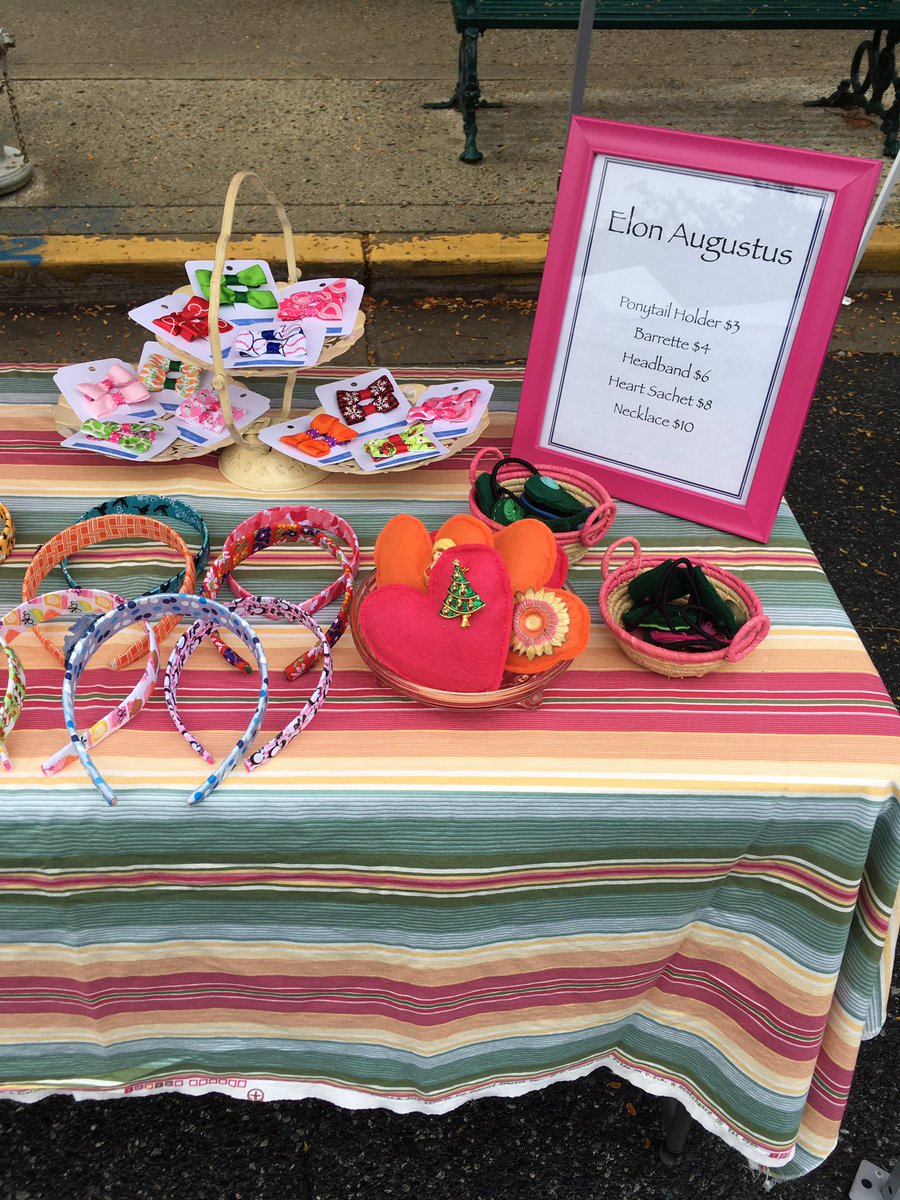 ElonAugustus's tweet photo. Looking for new hair accessories?  Stop by @ElonAugustus booth at Kensington Fall Festival today. https://t.co/fEvtNhLNzk