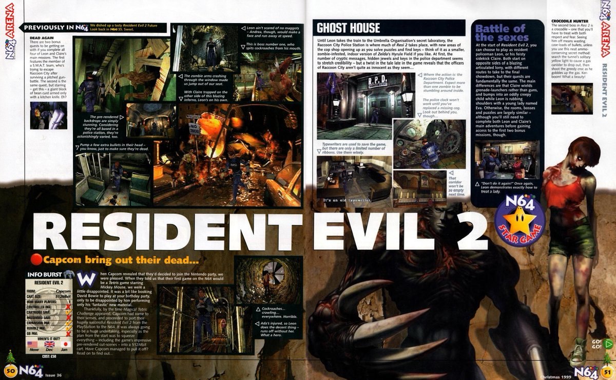 resident evil 2 n64