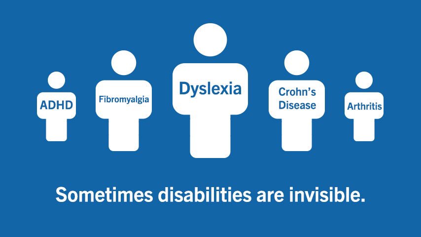 ChronicPainDad's tweet image. #InvisibleDisabilitiesWeek BEGINS today. You never know what your neighbor, co-worker are dealing with.

#Dyslexia
#Fibro
#ChronicPain
#ADHD