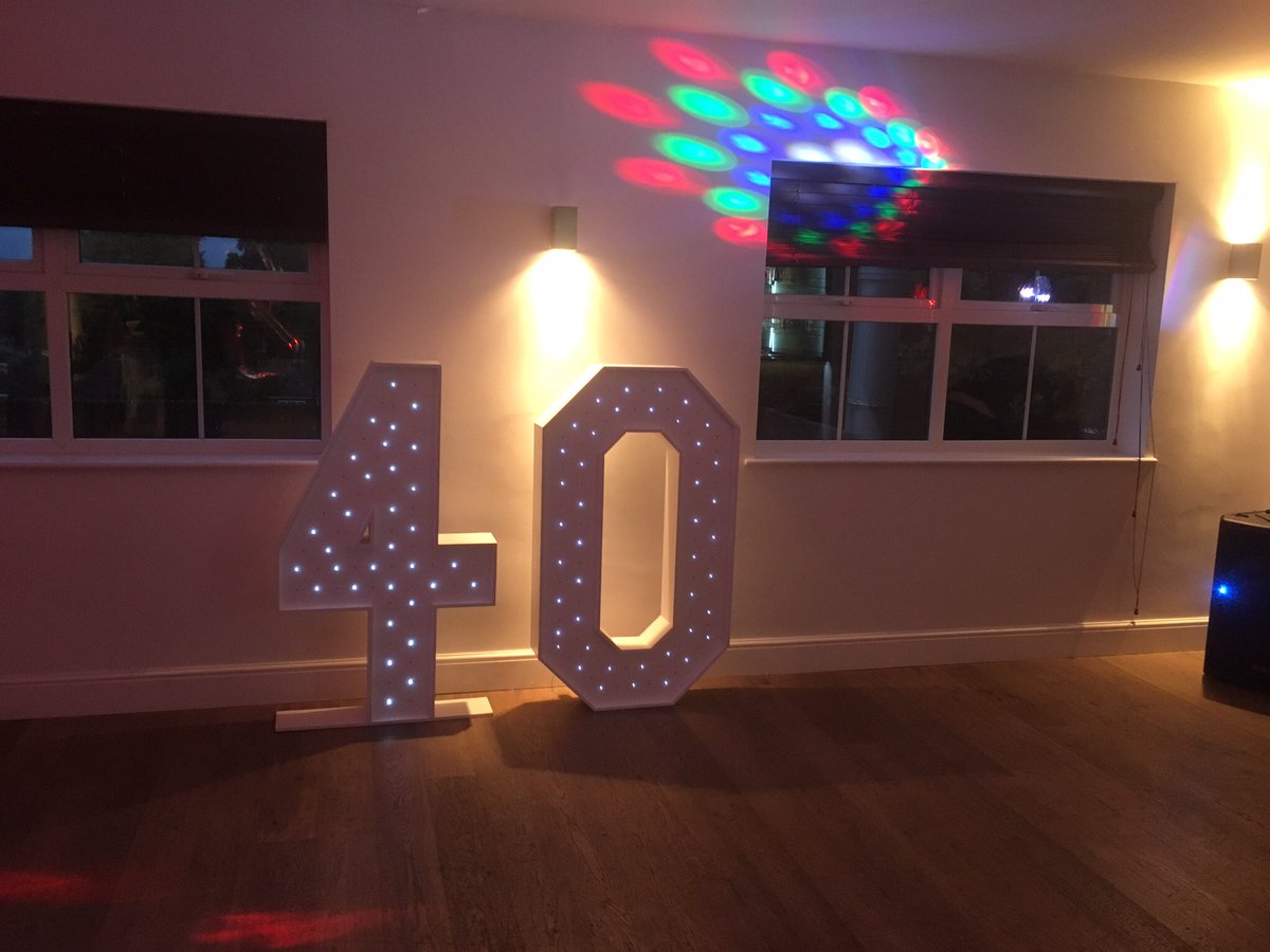 HartDisplayHire's tweet image. #40th #celebrations with our 4ft #LedNumbers at #guildfordgolfandcountryclub last night. Hope everyone had a great night