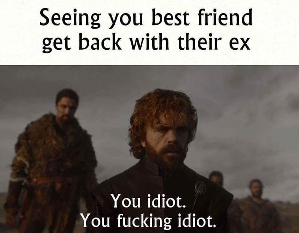 KingRobbStarkk's tweet image. Never go back 😂 #GameOfThrones