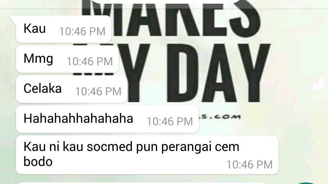 bellabilot_'s tweet photo. Bila kawan kau menyirap ngn kau HAHA https://t.co/fzy9MRizPL