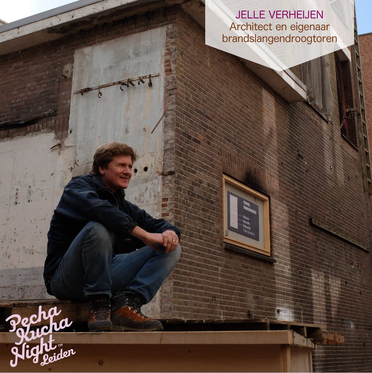 Jelle Verheijen komt 1 nov vertellen over zijn passie voor het transformeren van oude gebouwen. bit.ly/pknl21go debrandmeester.nl
