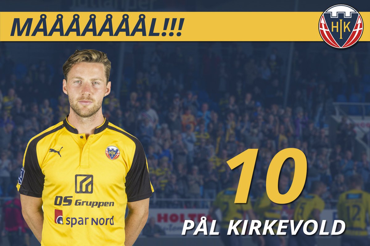 32' MÅÅÅÅL til Hobro. Pål Kirkevold for niende kamp i træk. På egen hånd fremtvinger han chancen og smasker den ind #ACHHOB 1-1