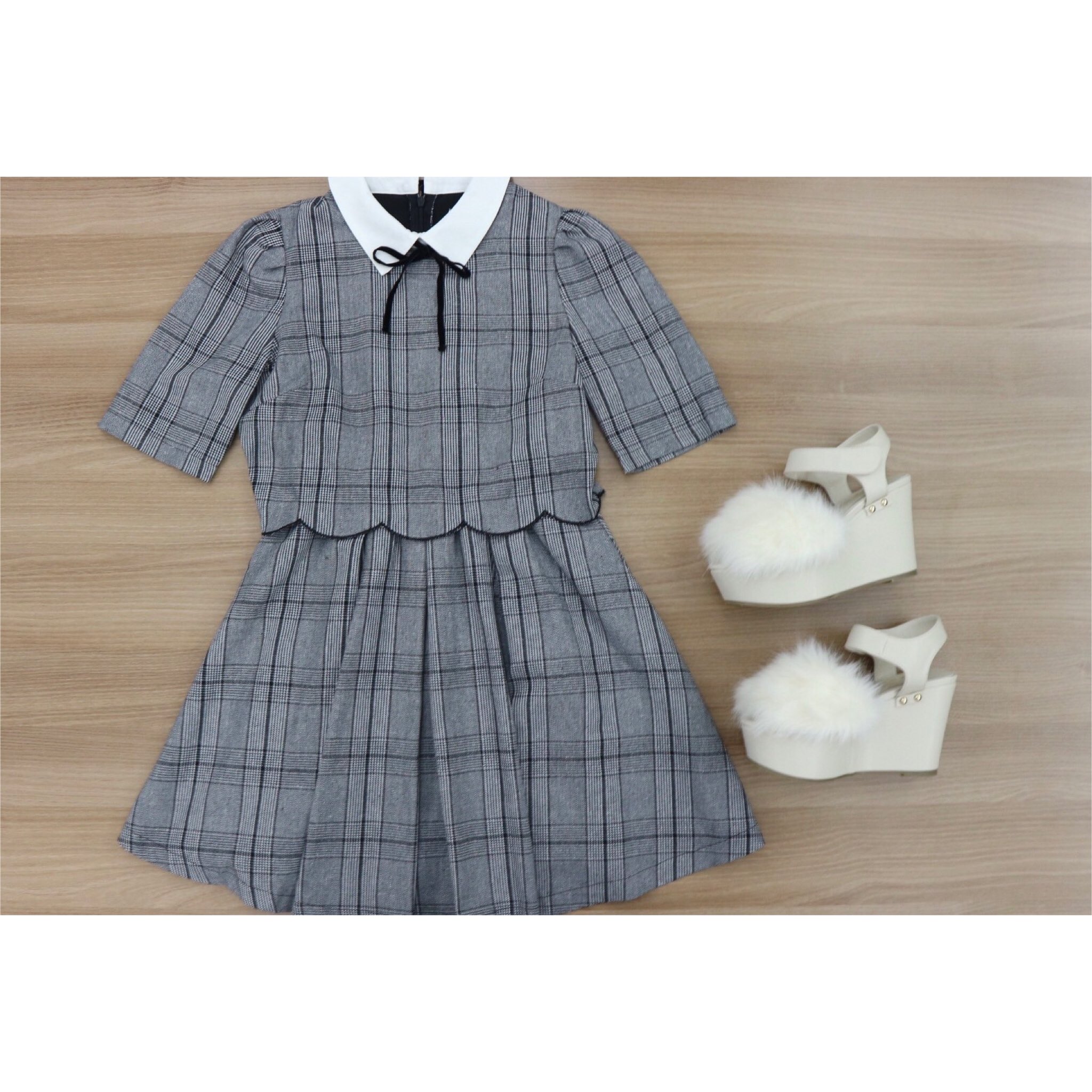 Rojita Re Arrival ホワイトカラーチェックワンピース 7900 Tax 人気のワンピース が再入荷致しました スカラップ 襟 チョーカーと可愛いが沢山つまったワンピースです T Co V04cly0hnw T Co 7tppamnyxb