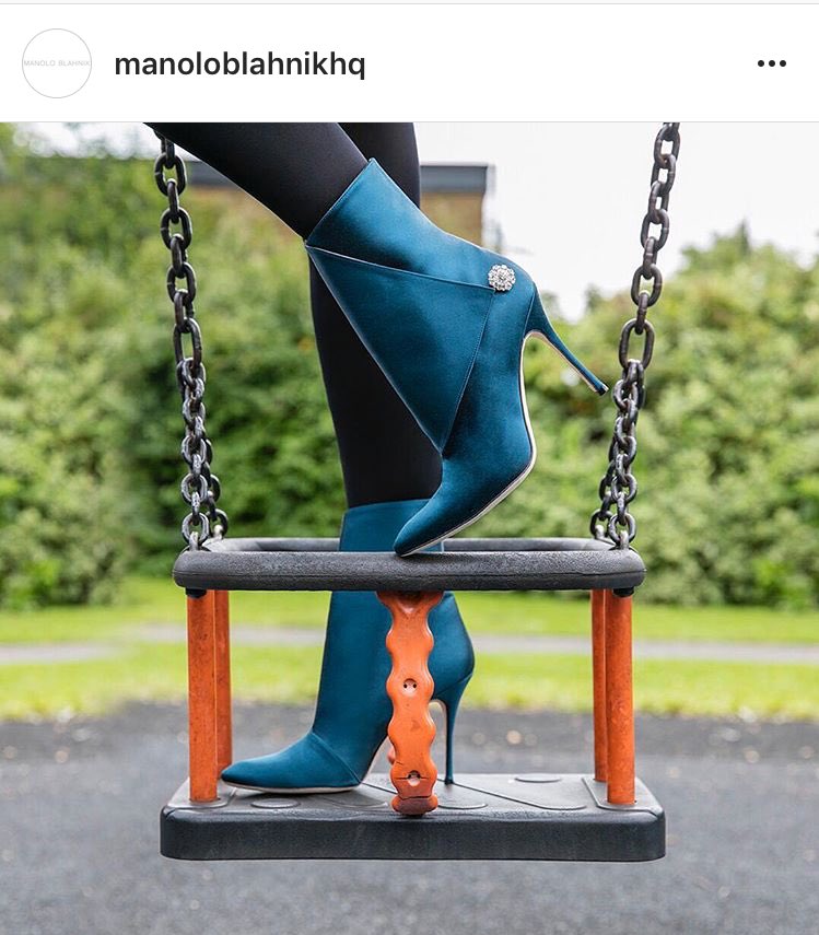 I love this from <a href="/ManoloBlahnik/">Manolo Blahnik</a> - so playful 😍