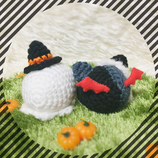 mochimochi0314's tweet photo. 【プレゼント企画】
ハロウィンをイメージしたキャットデビルと三角ハットゴーストを合わせて3名様にプレゼントします🎁
詳細は画像4枚目をご確認下さい。
10/21 21時までのRTが対象です✨

 #あんスタ手芸部
 #A3手芸部 
 #プレゼント企画
 #おまんじゅう着ぐるみ https://t.co/2x0XAlWymY