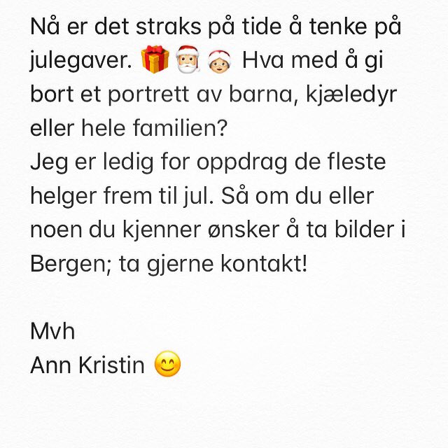 AnnGrini's tweet photo. #julegaver #portretter #fotograf #bergen https://t.co/KiusowJWgX