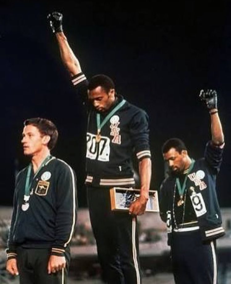 Many of us know this famous picture of Tommie Smith and John Carlos. But few know the bravery and tragedy of the white guy, Peter Norman.