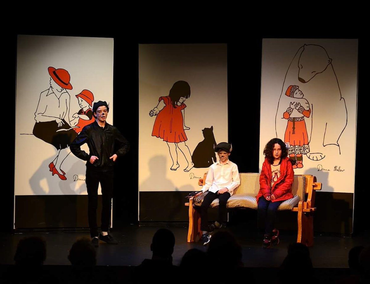 DMullerFineArt's tweet photo. " Present Laughter" and " Marmouse The Rat" at the Carnegie Arts Centre #Kenmare last night #smallroads theatre festival https://t.co/lxSy80TDrg