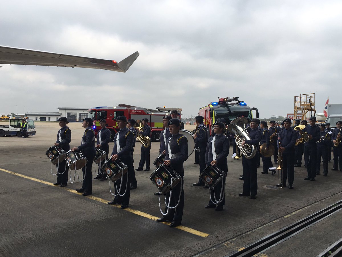 So proud of <a href="/aircadetsmusic/">RAF Air Cadets Music</a> National Marching Band at Dreamflight, Heathrow.