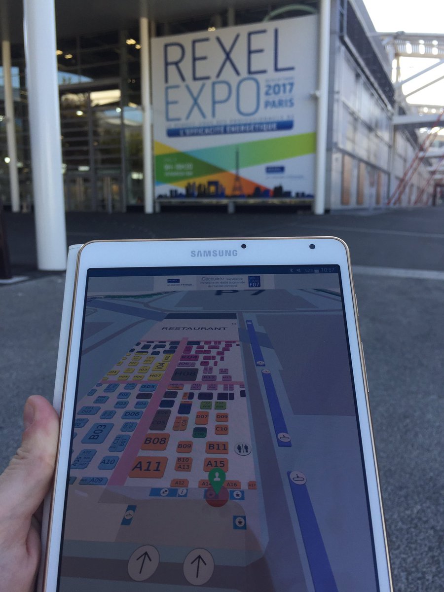 Planet_Intus's tweet photo. Les derniers tests pour #rexelexpo2017 à Porte de Versailles #geolocIndoor #sunnySunday ! https://t.co/pKOdkynbrx