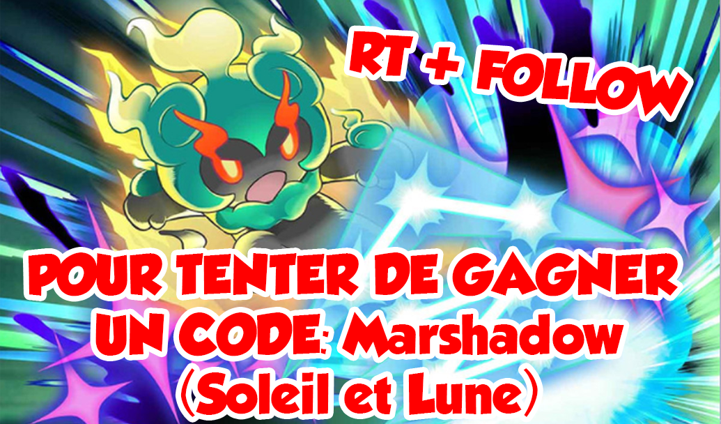 cham_soo's tweet photo. CONCOURS RT + FOLLOW @ac3dsFR Pour tenter de gagner un code pour Marshadow dans #PokemonSL !Fin de concours le 20/10/2017 !Bonne chance! https://t.co/XYKiqbNGgP