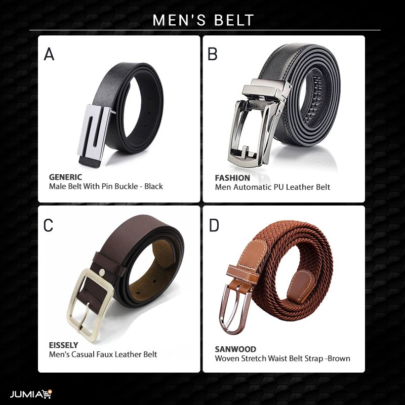 jumia leather belts