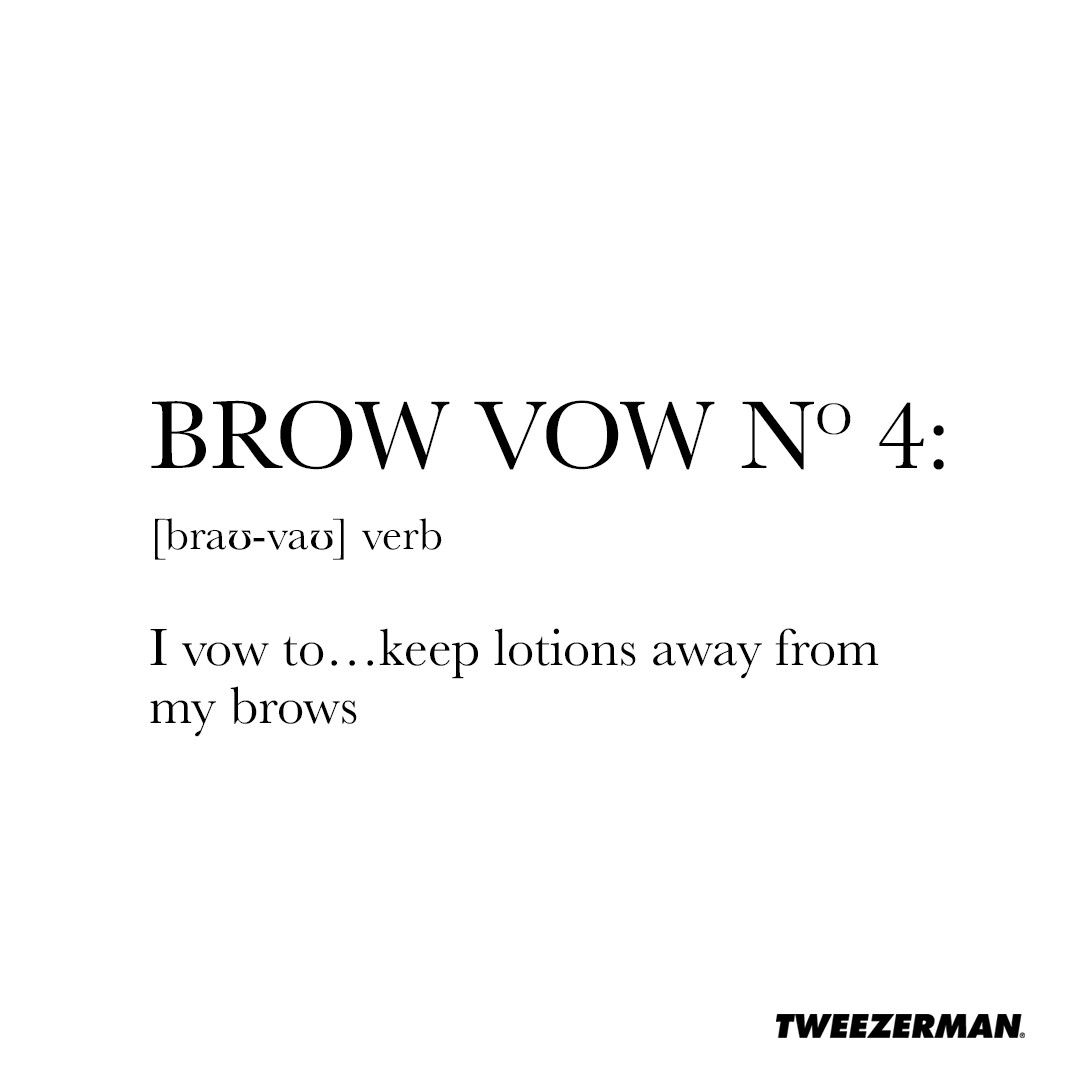 TweezermanUK's tweet photo. Are you still committed to being part of the #BrowSquad? Well here’s brow vow number 4. 
#TweezermanUK 
#Browsquad https://t.co/BiXmUDKlRR