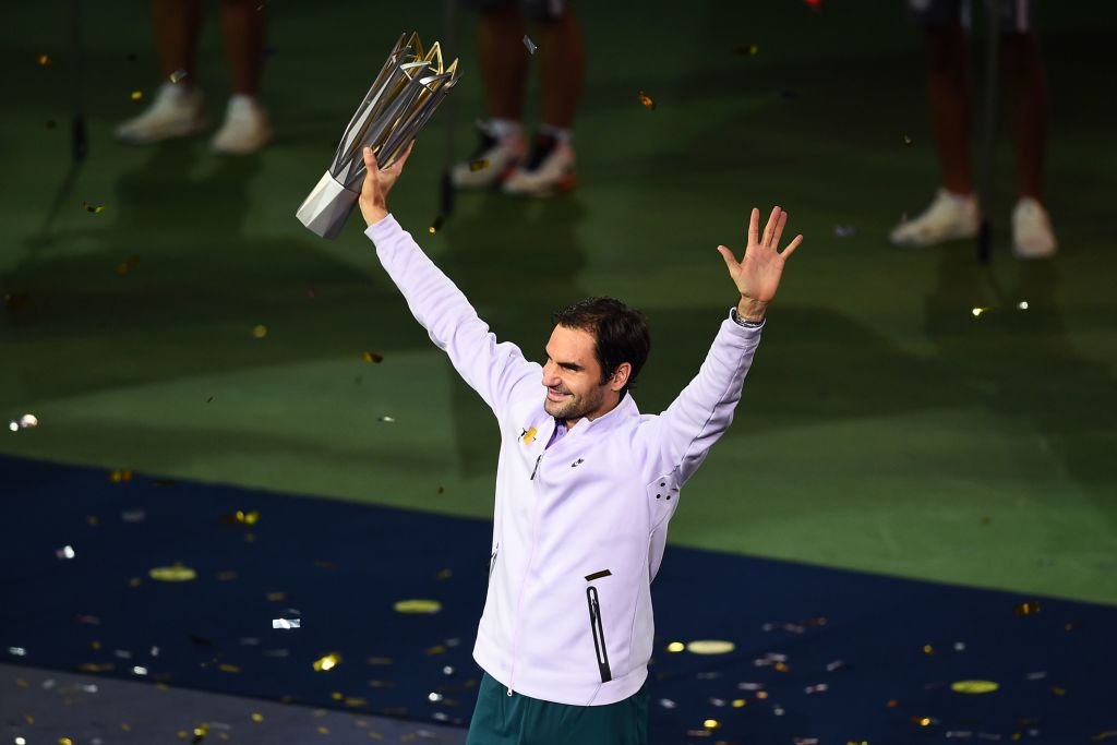 RFederer_Fans's tweet photo. @RogerFederer def. Rafael Nadal 6-4, 6-3 y se corona campeón de Shanghai 2017.

¡GRANDE ROGER! https://t.co/zVzjSoxR1L