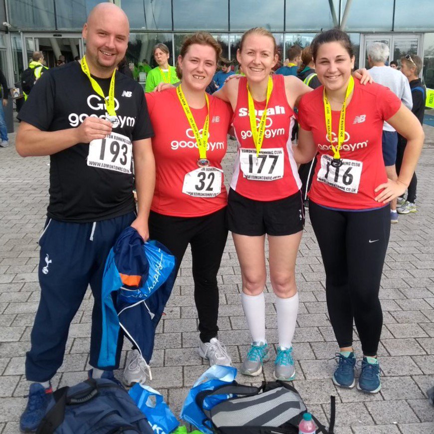 ggharingey's tweet photo. Well done to @OllieLevy88, @nlondonkitchen, @kitkat_81, Paul & Cathy on completing #RunTheRiver10K this morning! #TeamGGH https://t.co/GFDd7H5boQ