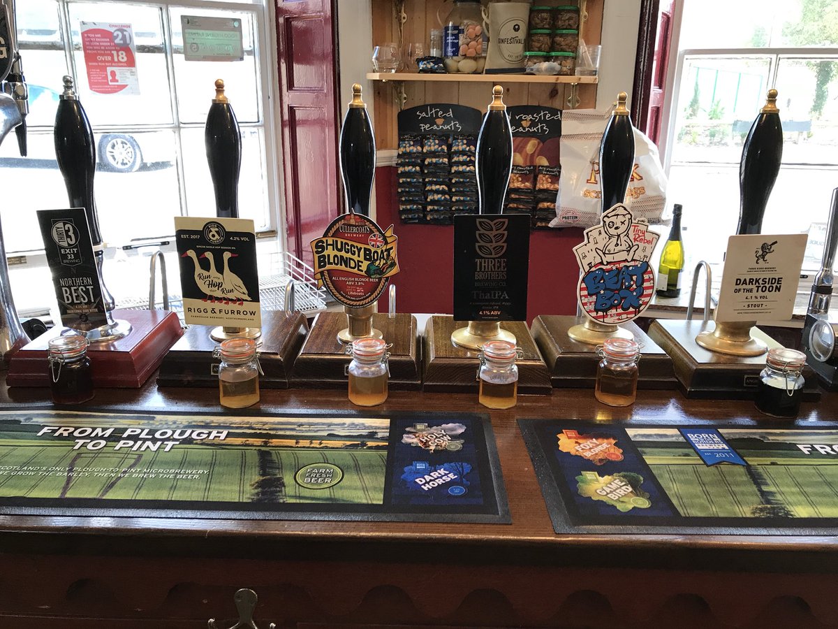 theofficemorpet's tweet photo. On the bar today! 

@exit33brewing 
@riggandfurrow 
@CullercoatsBrew 
@ThreeBrewing 
@tinyrebelbrewco 
@threekingsbeer https://t.co/epwhOSSNnm