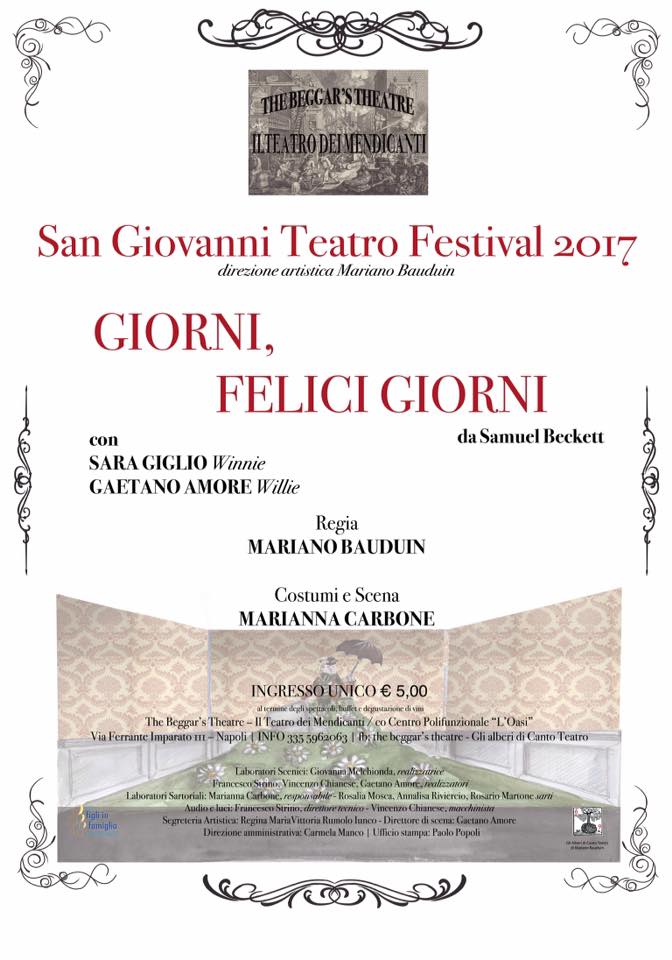 BauduinBauduin's tweet photo. San Giovanni Teatro Festival  2017
Ecco uno dei nostri eventi da non perdere, ma tutto il cartellone è da non perdere @Cultura @Teatro https://t.co/CsHN11qudx