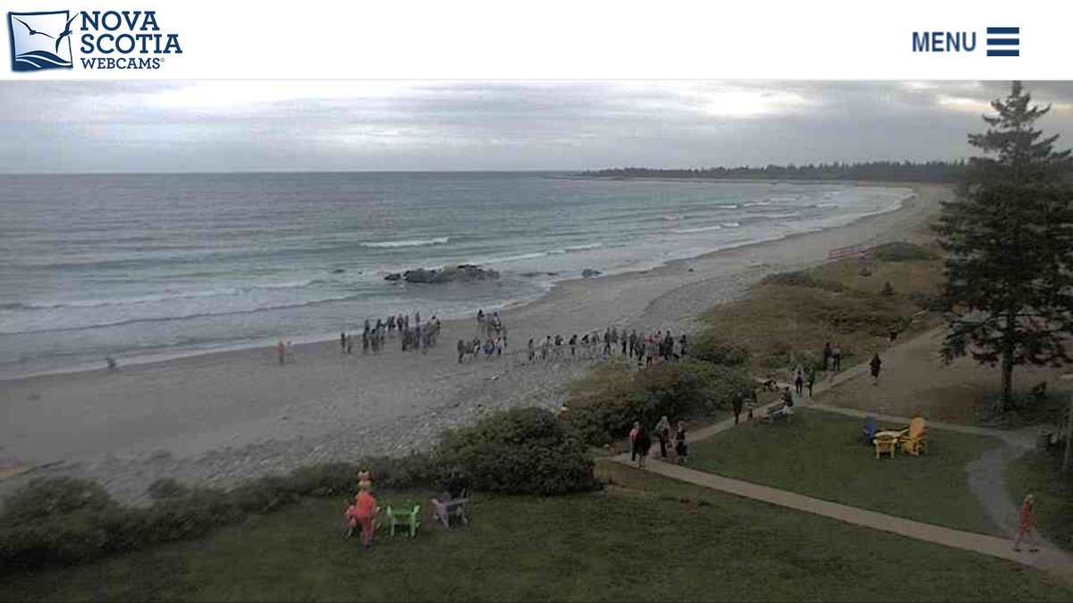WhitePointBeach's tweet photo. The #IFPP2017 Nordic Swim is so much more than a dip, right @DrCChambers ? @VisitNovaScotia @nswebcams https://t.co/RGnXdR6wHT