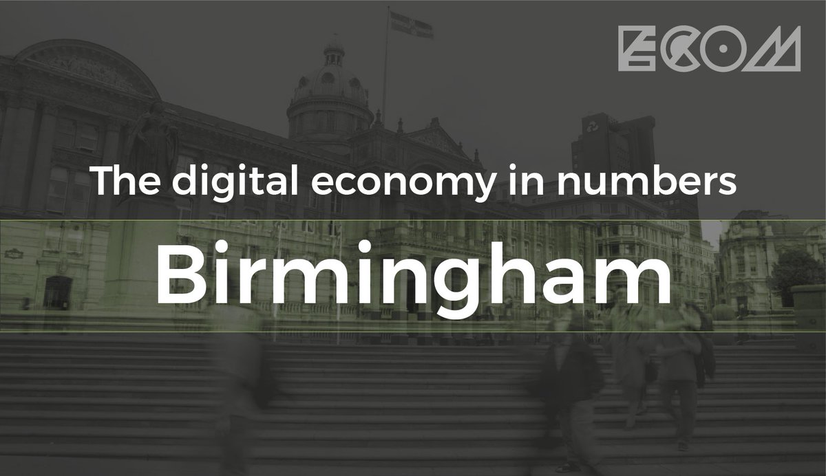 InterQuestGroup's tweet photo. What does the #digital economy look like Birmingham? Find out in our #infographic --> https://t.co/i7DO8Gu0rs #tech #midlands #TechBrum https://t.co/TJOta0OvaJ