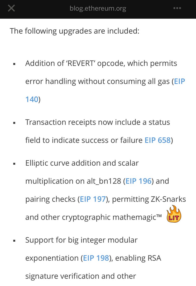 drwasho's tweet photo. While Bitcoin loses its mind over 2 MB, Ethereum gets zk-SNARKs. https://t.co/oOkRKVcyi7