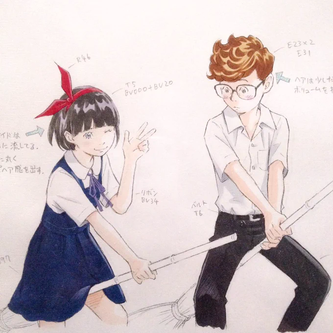 キャラ設定画を展示する機会は少ないと思います。会期も短いのでお見逃しなく? 

https://t.co/YExR0uI94A 
