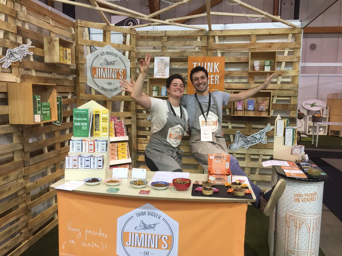 Jimini_s's tweet photo. En pleine forme même le dimanche ! #bioXpo #VitaSana #getthecricketpower https://t.co/TTSfEYyO6Q