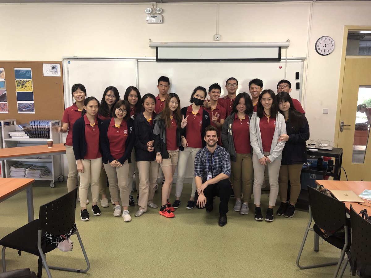 Our own <a href="/Henners181/">Henry James Evans</a> running #climatechange and #sustainability workshops in #China #SciComm #Educate #Investment #Clean #Green #Energy