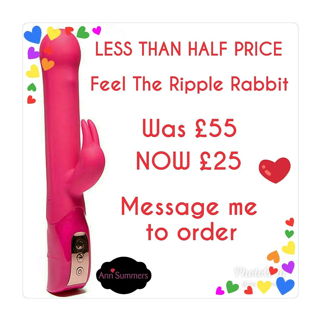 AS_Janine's tweet photo. Welcome to a whole new world of pleasure. Feel the ripple and have the ride of your life #annsummers #sale #lessthanhalfprice #rampantrabbit https://t.co/lmKIUIPmZj