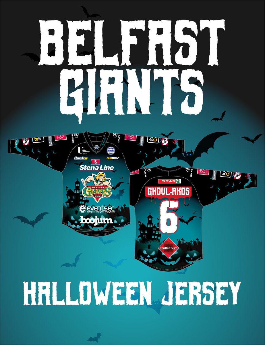 BelfastGiants's tweet photo. 🎃Do not miss out on this Friday's GIANT Halloween night🎆

Costume contest,prize giveaways AND special jerseys👻

🎟️➡️ https://t.co/d6h5xPot6k https://t.co/cl6UmyzuMb