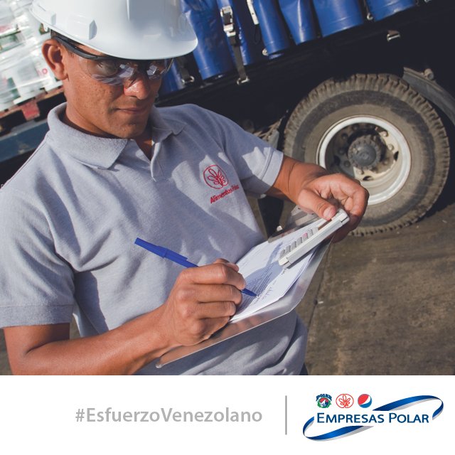 EmpresasPolar's tweet photo. Nos sentimos muy orgullosos de contar con personas luchadoras, comprometidas y que trabajen con mucho #EsfuerzoVenezolano. ¡Gracias! https://t.co/Pf5gSmQbbV