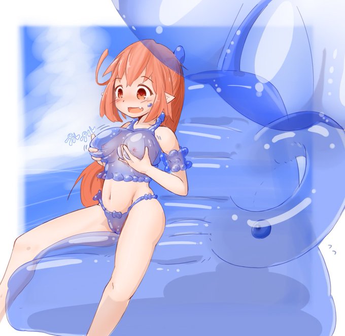 水着(すらいむ)描きました 